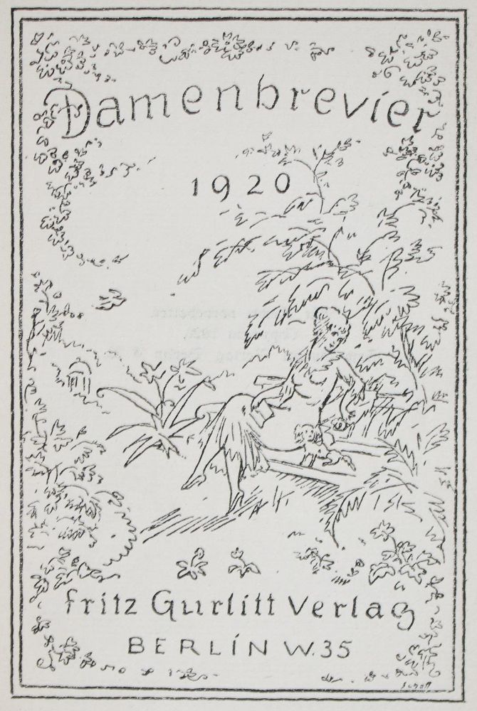 Große Abbildung Nr.1: 133-750 Damenbrevier 1920.: (Literatur und illustrierte Bücher bis 19.Jahrhundert)