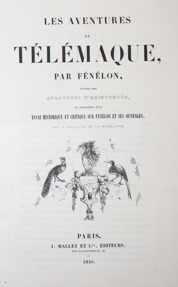 Große Abbildung Nr.1: 133-756 Fenelon,F.de Salignac de la Mothe.: (Einband)