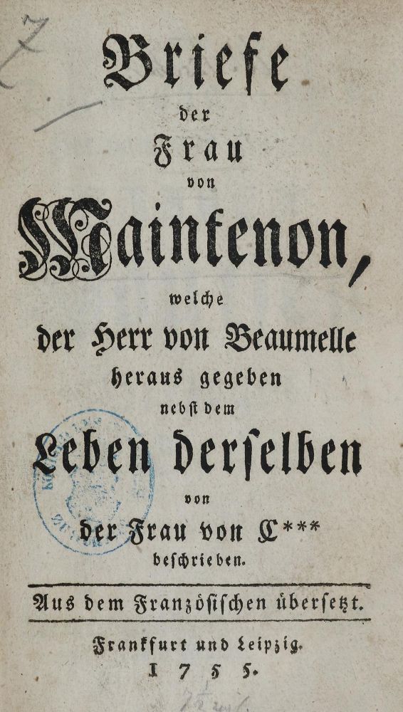 Große Abbildung Nr.1: 133-764 (Fischer,J.C.).: (Literatur und illustrierte Bücher bis 19.Jahrhundert)