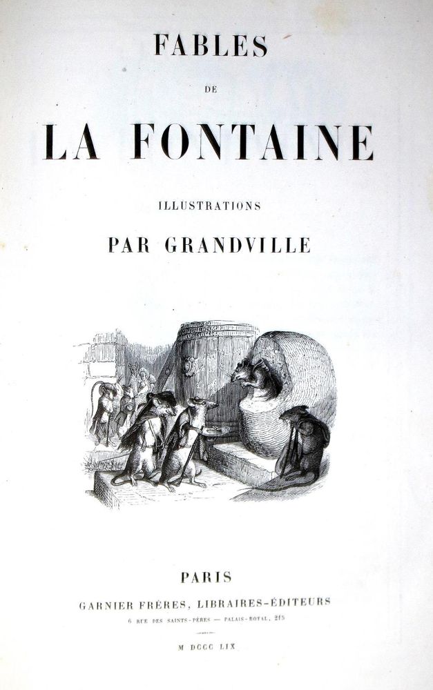Große Abbildung Nr.1: 133-782 La Fontaine,J.de.: (Grandville)