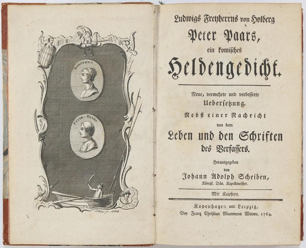 Große Abbildung Nr.4: 133-793 Holberg,L.v.: (Literatur und illustrierte Bücher bis 19.Jahrhundert)