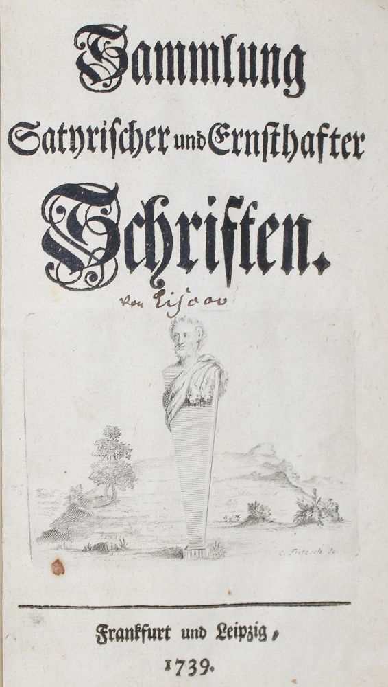 Große Abbildung Nr.1: 133-811 Liscov,C.L.: (Literatur und illustrierte Bücher bis 19.Jahrhundert)