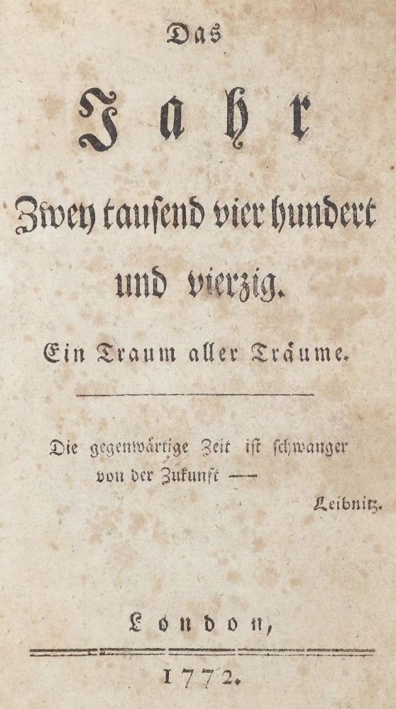 Große Abbildung Nr.1: 133-824 (Mercier,L.S.).: (Literatur und illustrierte Bücher bis 19.Jahrhundert)