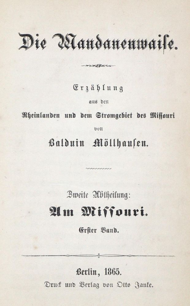 Große Abbildung Nr.2: 133-831 Möllhausen,B.: (Literatur und illustrierte Bücher bis 19.Jahrhundert)
