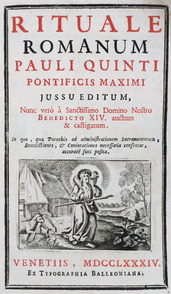 Große Abbildung Nr.1: 133-85 Rituale Romanum: (Gesangbücher)