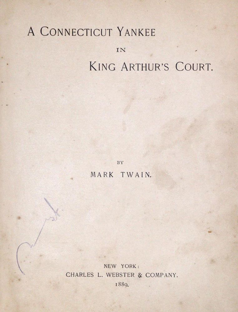 Große Abbildung Nr.3: 133-895 Twain,M. (d.i. S.L.Clemens).: (Literatur und illustrierte Bücher bis 19.Jahrhundert)