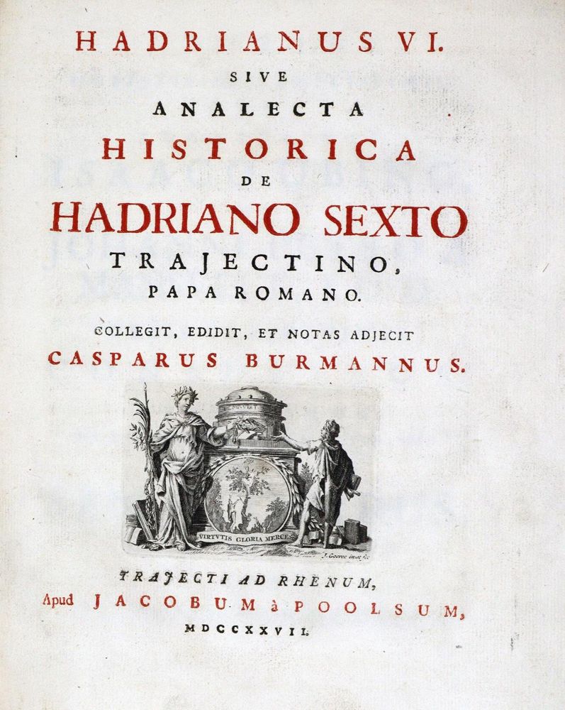Große Abbildung Nr.2: 133-93 Burmann,C. (Hrsg.).: (Hadrian VI., Papst)