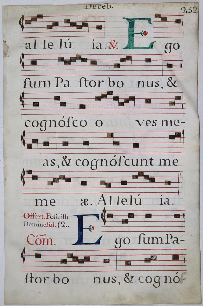 Große Abbildung Nr.2: 133-94 Antiphonar.: (Handschriften)