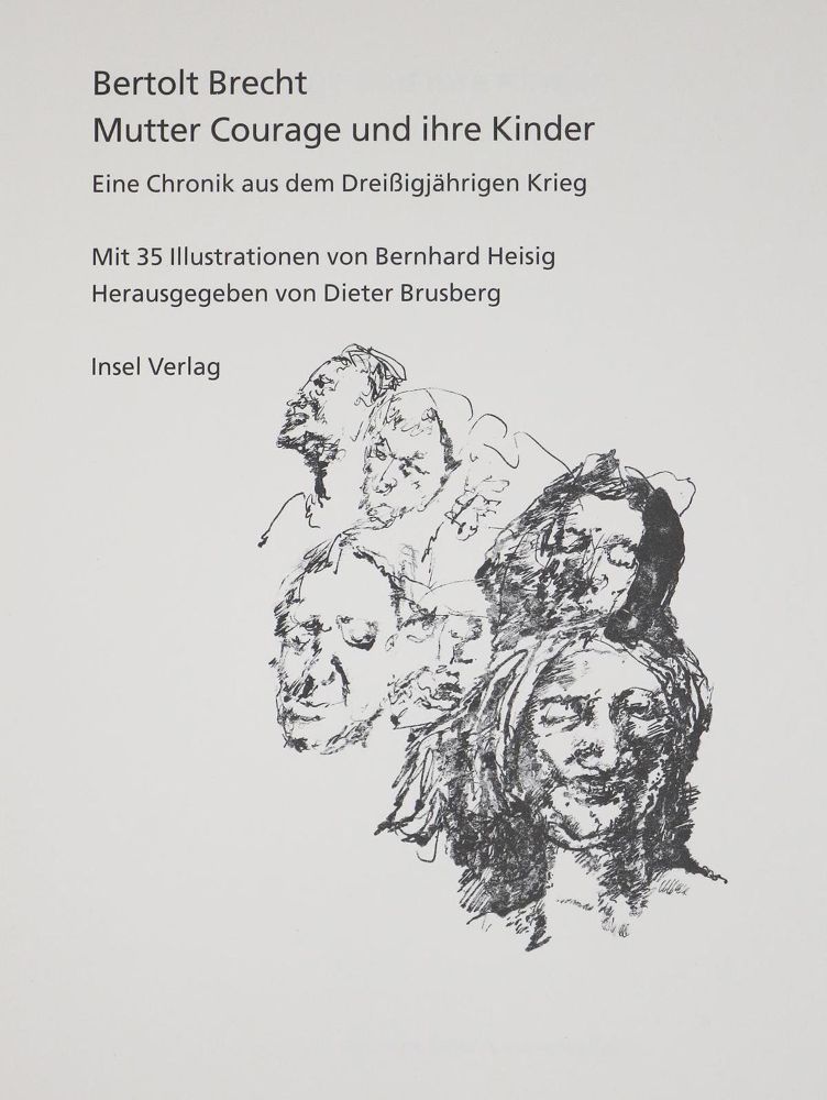 Große Abbildung Nr.1: 133-948 Brecht,B.: (Literatur und illustrierte Bücher 20.Jahrhundert - Alte Literatur in modernen Ausgaben)
