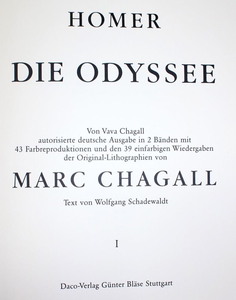 Große Abbildung Nr.3: 133-957 Homer.: (Chagall)