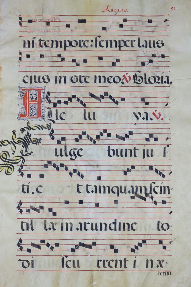 Große Abbildung Nr.1: 133-96 Antiphonar.: (Handschriften)