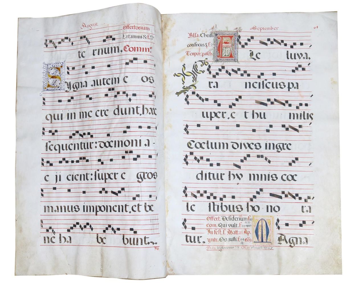 Große Abbildung Nr.2: 133-96 Antiphonar.: (Handschriften)