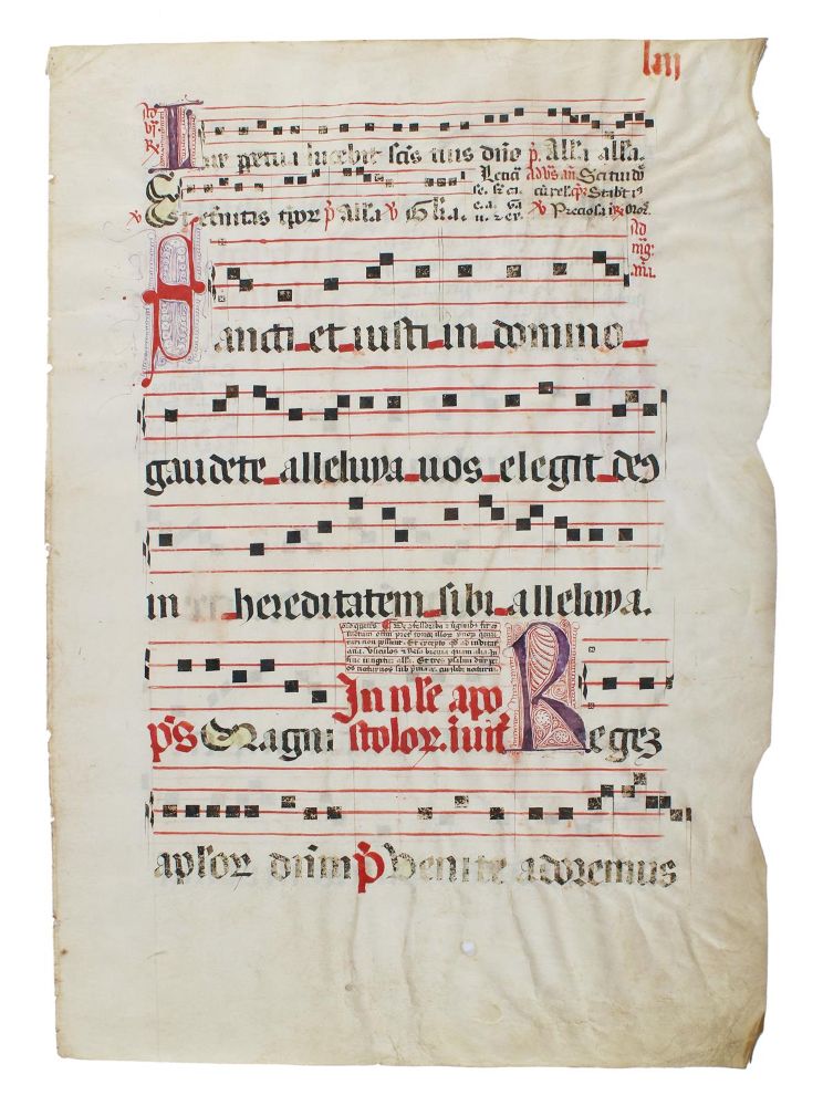 Große Abbildung Nr.1: 133-97 Antiphonarblatt.: (Handschriften)