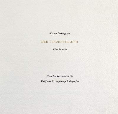 Bild Nr.4: 133-1005 Gotthelf,J. (d.i. A.Bitzius).: (Literatur und illustrierte Bücher 20.Jahrhundert - Alte Literatur in modernen Ausgaben)
