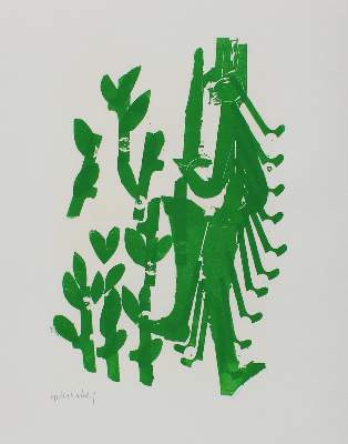 Bild Nr.4: 133-1007 Grieshaber,HAP.: (Literatur und illustrierte Bücher 20.Jahrhundert - Alte Literatur in modernen Ausgaben)