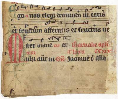 Bild Nr.3: 133-102 Einbandmakulatur.: (Handschriften)