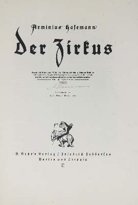 Bild Nr.3: 133-1020 Hasemann,A.: (Literatur und illustrierte Bücher 20.Jahrhundert - Alte Literatur in modernen Ausgaben)