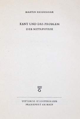 Bild Nr.1: 133-1025 Heidegger,M.: (Literatur und illustrierte Bücher 20.Jahrhundert - Alte Literatur in modernen Ausgaben)