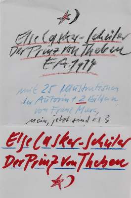 Bild Nr.2: 133-1065 Lasker-Schüler,E.: (Literatur und illustrierte Bücher 20.Jahrhundert - Alte Literatur in modernen Ausgaben)