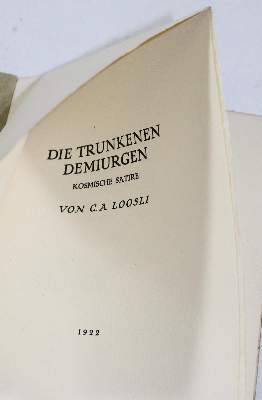 Bild Nr.2: 133-1067 Loosli,C.A.: (Literatur und illustrierte Bücher 20.Jahrhundert - Alte Literatur in modernen Ausgaben)