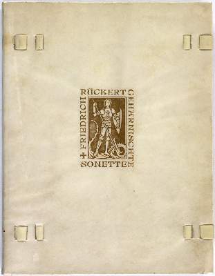 Bild Nr.1: 133-1115 Rückert,F.: (Literatur und illustrierte Bücher 20.Jahrhundert - Alte Literatur in modernen Ausgaben)