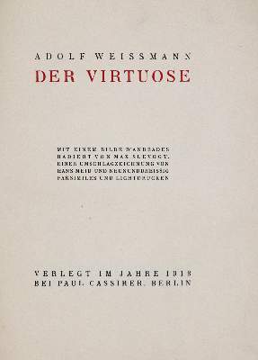 Bild Nr.2: 133-1142 Weissmann,A.: (Slevogt)