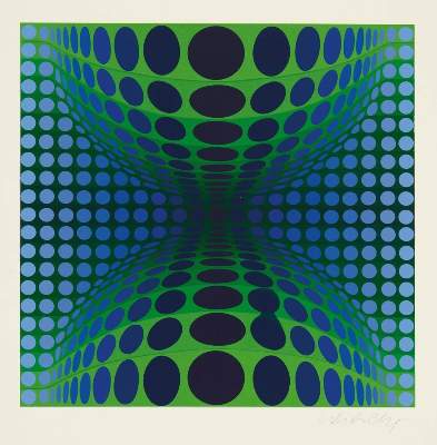 Bild Nr.21: 133-1153 Descartes,R.: (Vasarely)