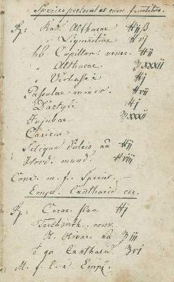 Bild Nr.1: 133-1206 Apothekerbuch: (Medizin, Handschriften, Pharmazie)