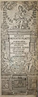 Bild Nr.1: 133-121 Horatius Flaccus,Q.: (Alte Drucke, Handschriften und Theologie)