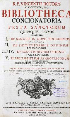 Bild Nr.1: 133-122 Houdry,V.: (Alte Drucke, Handschriften und Theologie)