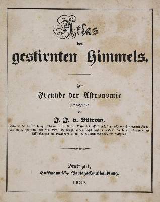 Bild Nr.3: 133-1289 Littrow,J.J.v.: (Verschiedene Gebiete - Varia, Astronomie)