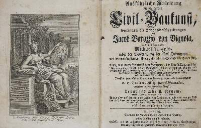 Bild Nr.2: 133-1293 Vignola, J.B.de,: (Verschiedene Gebiete - Varia, Bauwesen)