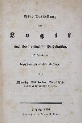 Bild Nr.1: 133-1296 Drobisch,M.W.: (Verschiedene Gebiete - Varia)