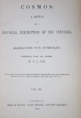 Bild Nr.1: 133-1313 Humboldt,A.v.: (Verschiedene Gebiete - Varia)