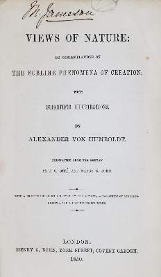 Bild Nr.2: 133-1314 Humboldt,A.v.: (Verschiedene Gebiete - Varia)