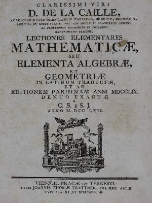 Bild Nr.2: 133-1323 Chapelle,(A.)de la.: (Verschiedene Gebiete - Varia, Mathematik)