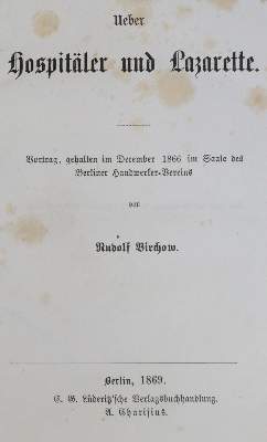 Bild Nr.1: 133-1342 Virchow,R. u. F.v.Holtzendorff (Hrsg.).: (Verschiedene Gebiete - Varia)