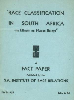 Bild Nr.1: 133-1354 Race Classification: (Afrika)