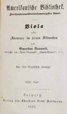 Bild Nr.1: 133-1363 Bennett,E.: (Amerika)