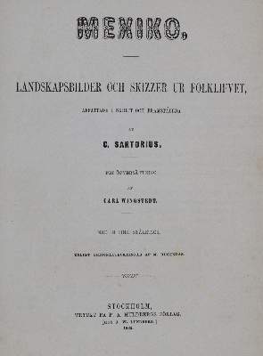 Bild Nr.2: 133-1365 Sartorius,C.: (Amerika, Mexiko)