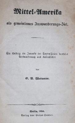 Bild Nr.1: 133-1370 Weimann,E.A.: (Amerika)