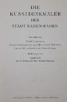 Bild Nr.2: 133-1405 Baden-Baden.: (Deutschland)