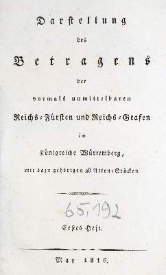 Bild Nr.1: 133-1413 Darstellung des Betragens: (Deutschland, Baden-Württemberg)