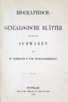 Bild Nr.2: 133-1414 Georgii-Georgenau,E.E.v.: (Deutschland, Baden-Württemberg)