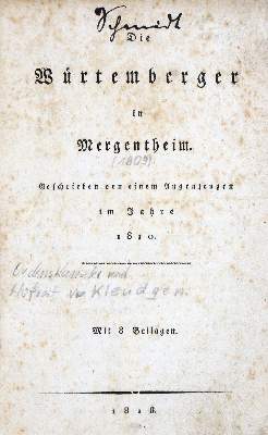 Bild Nr.1: 133-1417 (Kleudgen,J.M.J.v.).: (Deutschland, Baden-Württemberg)