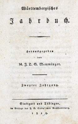 Bild Nr.2: 133-1423 Memminger,J.D.G. (Hrsg.).: (Deutschland, Baden-Württemberg)