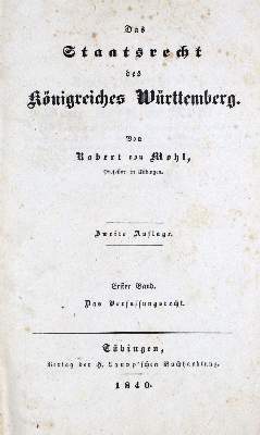 Bild Nr.1: 133-1427 Mohl,R.v.: (Deutschland, Baden-Württemberg)