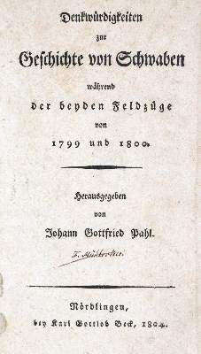 Bild Nr.1: 133-1428 Pahl,J.G.: (Deutschland, Baden-Württemberg)