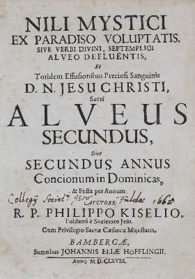 Bild Nr.1: 133-143 Kisel,P.: (Alte Drucke, Handschriften und Theologie)