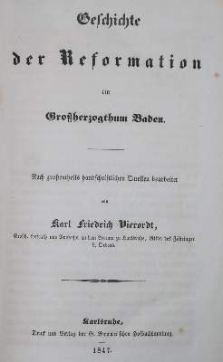 Bild Nr.1: 133-1442 Vierordt,K.F.: (Deutschland, Baden-Württemberg)